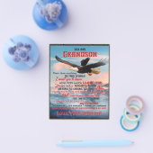 Brief an mein Grandson Geschenk, Liebe Baby Boy Ge Flyer (Einzeln)