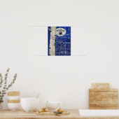 Brief an meinen Mann | Geschenk für Ehemänner Poster (Küche)