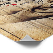 Brief an meinen Mann | Lieblich zu meinem Geschenk Poster (Ecke)