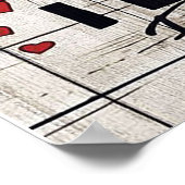 Brief an meinen Mann, neues Zuhause-Geschenk Poster (Ecke)