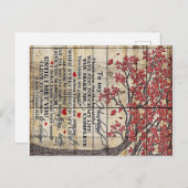 Brief an meinen Mann, neues Zuhause-Geschenk Postkarte (Vorne/Hinten)