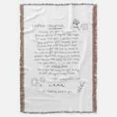 Brief an Tochter Decke (Vorderseite Vertikal)