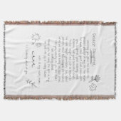 Brief an Tochter Decke (Vorderseite)