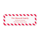 Brief an Weihnachtsfeiertagsanschrift (Vorne)