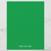 Brief aus dem Blatt Santa Red Ornaments (Rückseite)