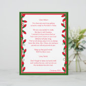 Brief aus dem Blatt Santa Red Ornaments (Stehend Vorderseite)