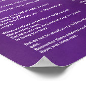 Brief aus dem Himmel - Personalisieren Sie den Nam Poster (Ecke)