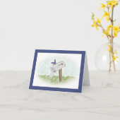 Brief aus einer Bluebird-Note-Karte Karte (Gelbe Blume)