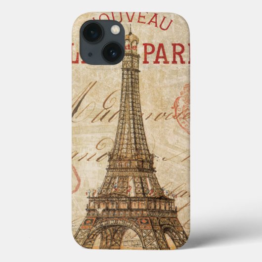 Brief aus Paris Case-Mate iPhone Hülle (Rückseite)