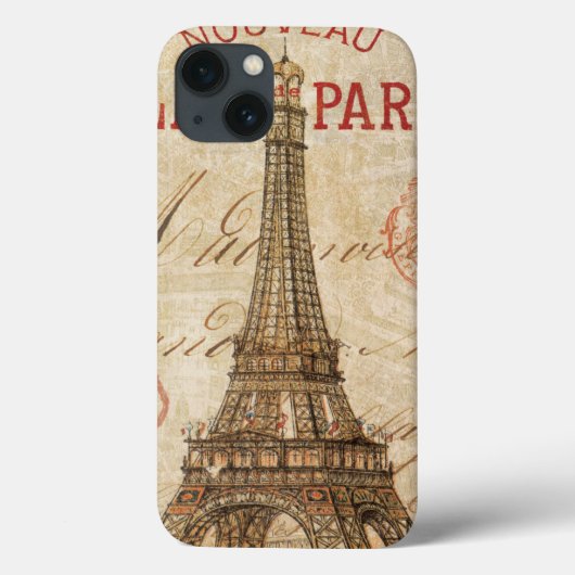 Brief aus Paris Case-Mate iPhone Hülle (Rückseite)