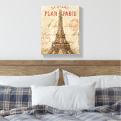 Brief aus Paris Leinwanddruck (Insitu (Schlafzimmer))