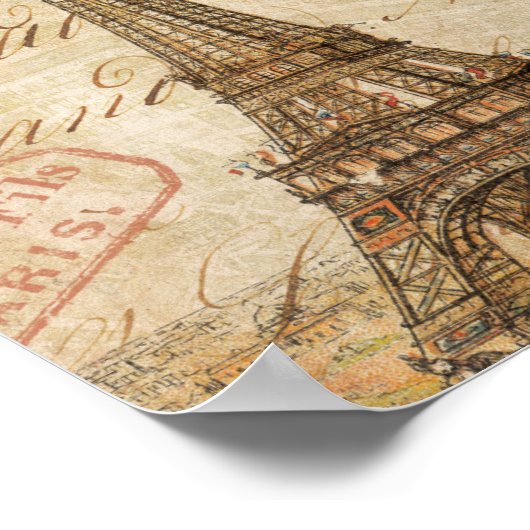 Brief aus Paris Poster (Ecke)