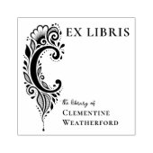 Brief C Botanisches Ex Libris Buchzeichen Stempel (Prägung)