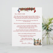 Brief des Weihnachtsmannes Elves Strumpfs Garland (Stehend Vorderseite)