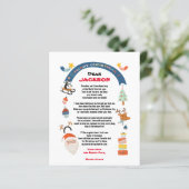 Brief des Weihnachtsmannes vom Nordpol (Stehend Vorderseite)