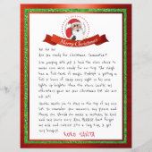 Brief des Weihnachtsmannes vom Nordpol (Vorderseite)