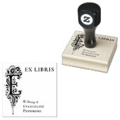 Brief E Botanisches Ex Libris Buchzeichen Stempel (Stempel)