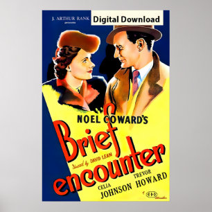 Brief Encounter 1945 Film HD DIGITAL DOWNLOAD Poster