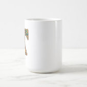 Brief Erntedankfest Truthahn Stil Kaffeetasse (Mittel)
