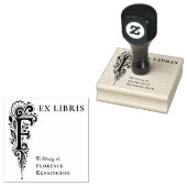 Brief F Botanisches Ex Libris Buchzeichen Stempel (Stempel)