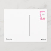 Brief für meine Mama Postkarte (Rückseite)