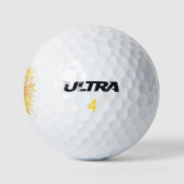 Brief H Sonnenblume Vorname Monogramm Initiale  Golfball (Logo)