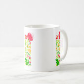 Brief I in Blume Kaffeezubereitung Tasse (VorderseiteRechts)