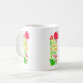 Brief I in Blume Kaffeezubereitung Tasse (Vorderseite Links)