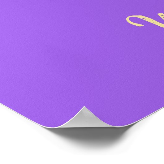 Brief I kundenspezifische Blumenwandkunst Poster (Ecke)