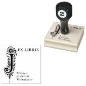 Brief J Botanisches Ex Libris Buchzeichen Stempel (Stempel)