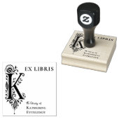 Brief K Botanisches Ex Libris Buchzeichen Stempel (Stempel)