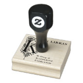 Brief K Botanisches Ex Libris Buchzeichen Stempel (Stempel)