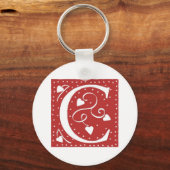 Brief mit dem Herzen Schlüsselanhänger (Vorderseite)