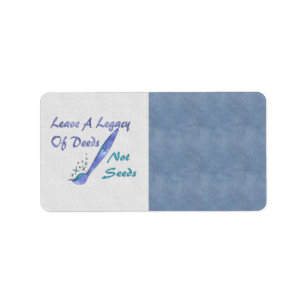 Brief-nicht Samen Adressaufkleber