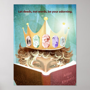 Brief-nicht Wörter Poster