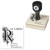 Brief R Botanisches Ex Libris Buchzeichen Stempel (Stempel)