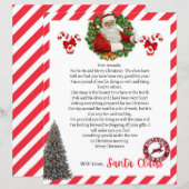 Brief vom Weihnachtsmann (Vorne/Hinten)