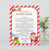 Brief vom Weihnachtsmann (Stehend Vorderseite)