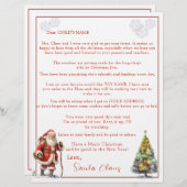 Brief vom Weihnachtsmann (Vorne/Hinten)