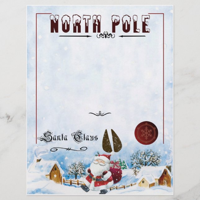 Brief vom Weihnachtsmann (Vorderseite)