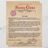Brief vom Weihnachtsmann (Vorne/Hinten)