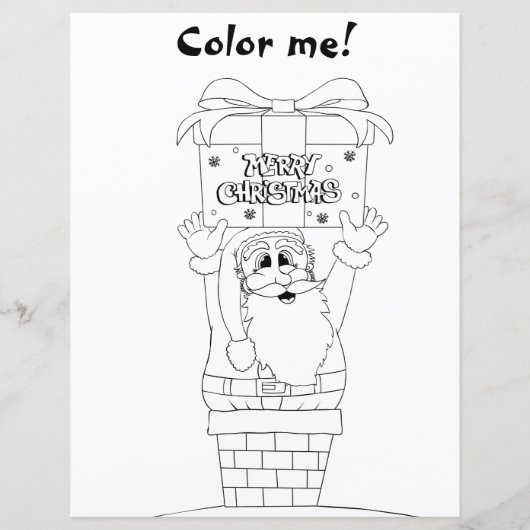 Brief vom Weihnachtsmann an Kinder (Rückseite)