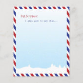 Brief vom Weihnachtsmann an Kinder (Rückseite)