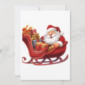 Brief vom Weihnachtsmann Einladung (Rückseite)