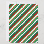 Brief vom Weihnachtsmann Feiertagskarte (Rückseite)