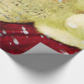 Brief vom Weihnachtsmann Geschenkpapier (Ecke)