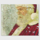 Brief vom Weihnachtsmann Geschenkpapier (Flach)