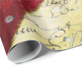 Brief vom Weihnachtsmann Geschenkpapier (Rolleneckpunkt)