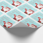 Brief vom Weihnachtsmann Geschenkpapier (Ecke)