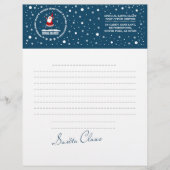 Brief vom Weihnachtsmann. Gestaltet Briefkopf (Vorderseite)